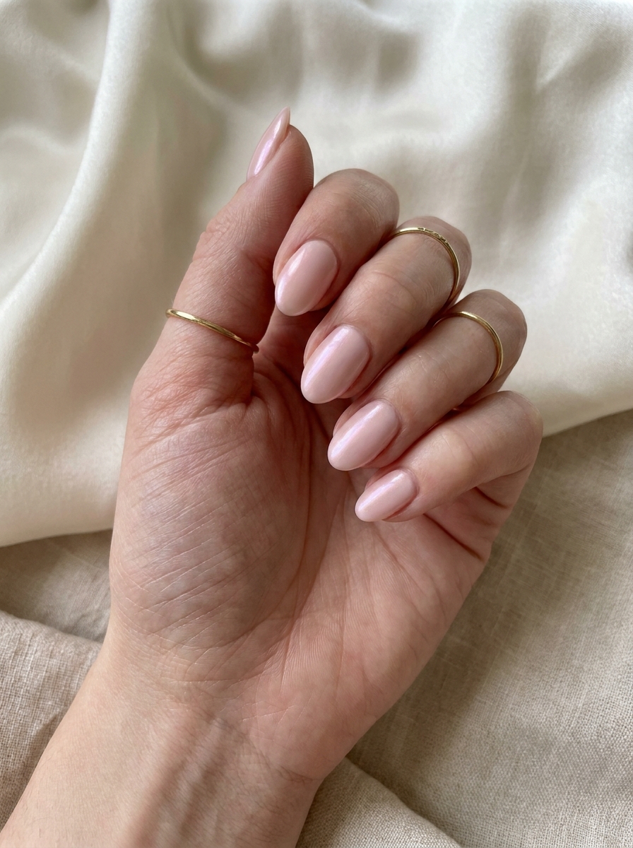 Nude Daisy Accent Nails als Summer Nail Inspo Inspiration 2026